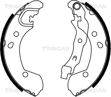 TRISCAN Bremsbackensatz