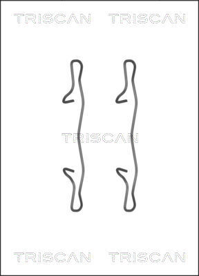 TRISCAN Zubehörsatz, Scheibenbremsbelag