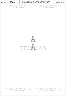 TRISCAN Schraubensatz, Bremsscheibe