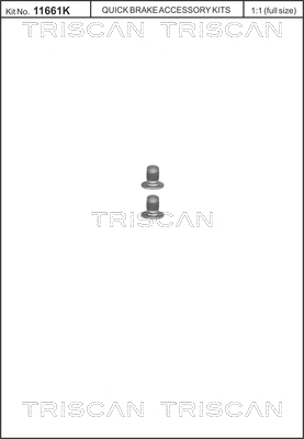 TRISCAN Schraubensatz, Bremsscheibe