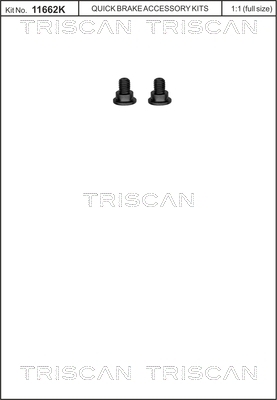 TRISCAN Schraubensatz, Bremsscheibe
