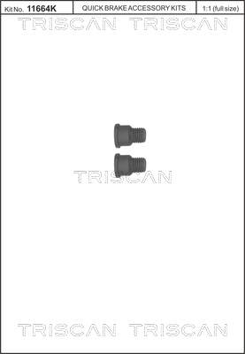 TRISCAN Schraubensatz, Bremsscheibe