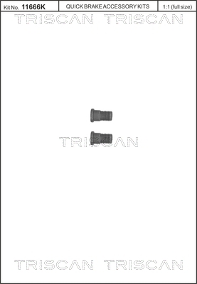 TRISCAN Schraubensatz, Bremsscheibe