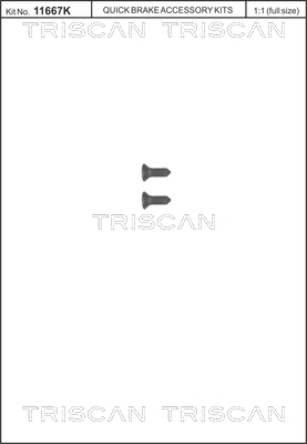 TRISCAN Schraubensatz, Bremsscheibe