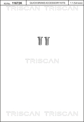 TRISCAN Schraubensatz, Bremsscheibe