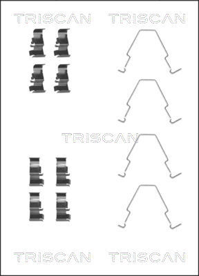TRISCAN Zubehörsatz, Scheibenbremsbelag