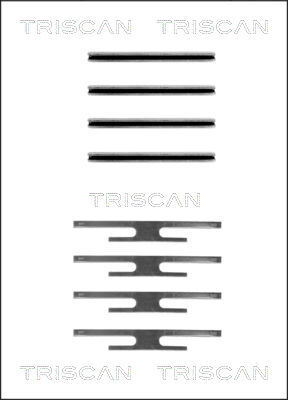 TRISCAN Zubehörsatz, Scheibenbremsbelag