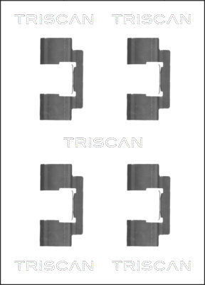 TRISCAN Zubehörsatz, Scheibenbremsbelag