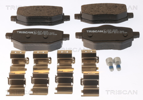 TRISCAN Bremsbelagsatz, Scheibenbremse