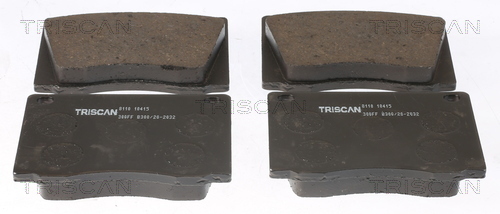TRISCAN Bremsbelagsatz, Scheibenbremse