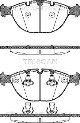 TRISCAN Bremsbelagsatz, Scheibenbremse