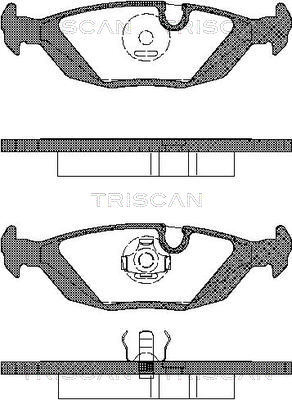 TRISCAN Bremsbelagsatz, Scheibenbremse