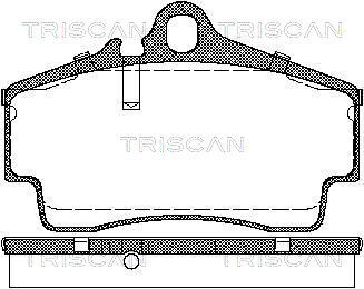 TRISCAN Bremsbelagsatz, Scheibenbremse