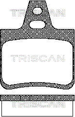 TRISCAN Bremsbelagsatz, Scheibenbremse