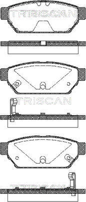 TRISCAN Bremsbelagsatz, Scheibenbremse