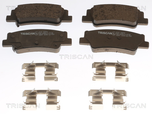 TRISCAN Bremsbelagsatz, Scheibenbremse