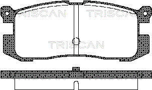 TRISCAN Bremsbelagsatz, Scheibenbremse