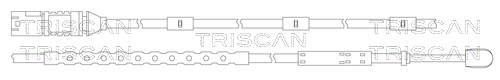 TRISCAN Warnkontakt, Bremsbelagverschleiß