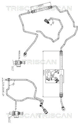 TRISCAN Hydraulikschlauch, Lenkung