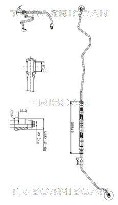 TRISCAN Hydraulikschlauch, Lenkung