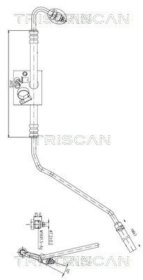 TRISCAN Hydraulikschlauch, Lenkung