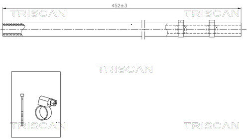 TRISCAN Hydraulikschlauch, Lenkung