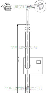 TRISCAN Hydraulikschlauch, Lenkung