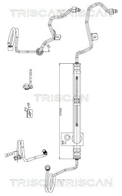 TRISCAN Hydraulikschlauch, Lenkung