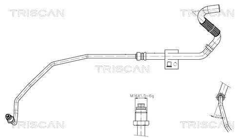 TRISCAN Hydraulikschlauch, Lenkung