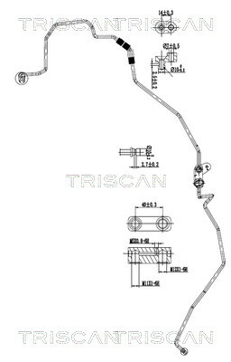 TRISCAN Hochdruck-/Niederdruckleitung, Klimaanlage