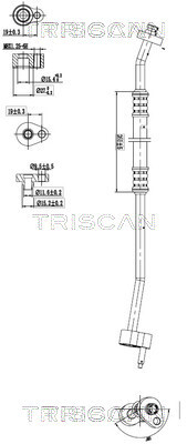 TRISCAN Hochdruck-/Niederdruckleitung, Klimaanlage