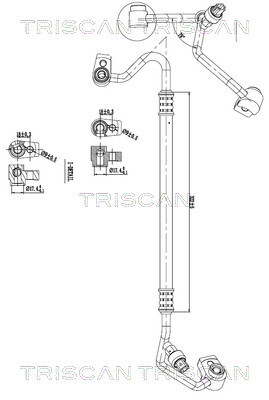 TRISCAN Hochdruck-/Niederdruckleitung, Klimaanlage